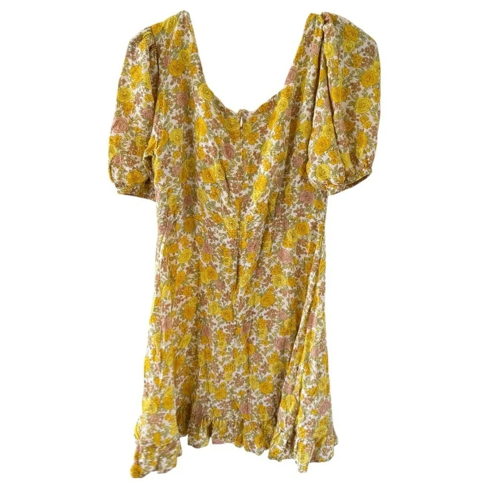 Faithfull the Brand Agathe Mini Dress in Garden Floral